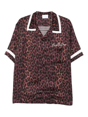 Рубашка с леопардовым принтом