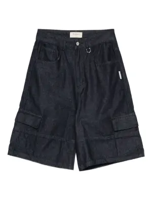 Джинсовые шорты карго