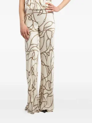 Брюки с принтом