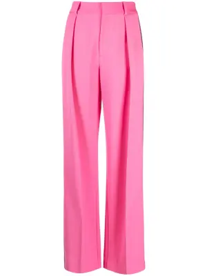 Брюки палаццо с кристаллами