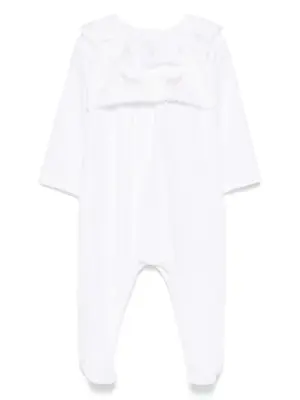 Пижама с цветочной вышивкой