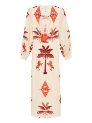 Платье миди Across Paradise