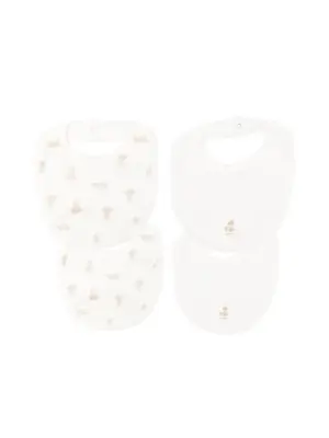 комплект из двух нагрудников с принтом