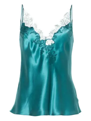 Топ на бретелях с V-образным вырезом