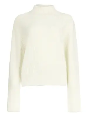 Декорированный свитер с высоким воротником