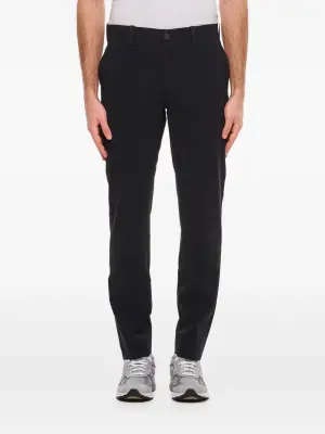 Брюки с нашивкой-логотипом