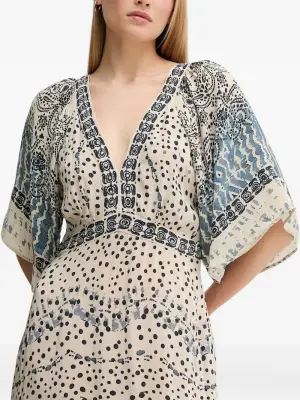 Платье макси Amelia с вышивкой