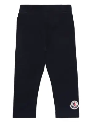 легинсы с нашивкой-логотипом