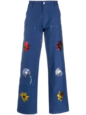 Брюки с пайетками