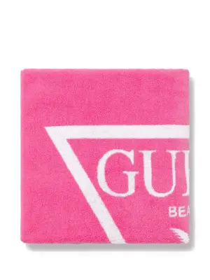 Полотенце с жаккардовым логотипом