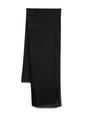 Шарф с бахромой