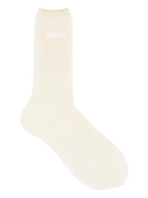 носки в рубчик с бантом