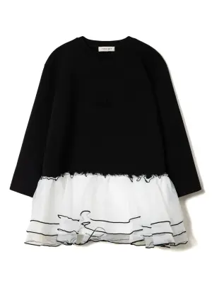 платье с оборками