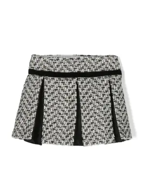 Твидовая юбка в двух тонах