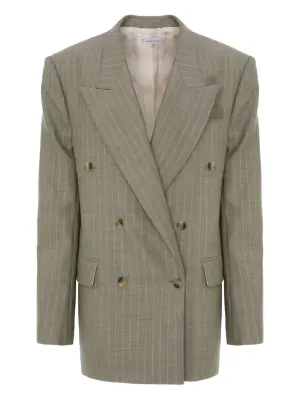 Двубортный блейзер Betty в тонкую полоску