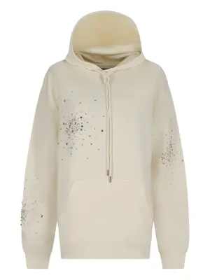 Худи, украшенное кристаллами