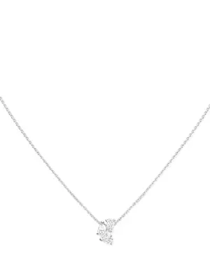 Колье Serti sur Vide из белого золота с бриллиантами