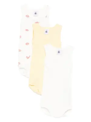 комплект из трех боди с принтом