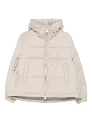 Стёганная куртка с капюшоном