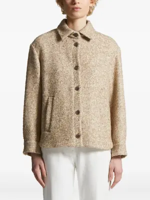 Пиджак с узором в елочку