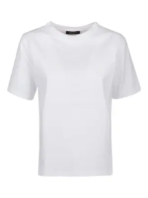 Хлопковая футболка с короткими рукавами