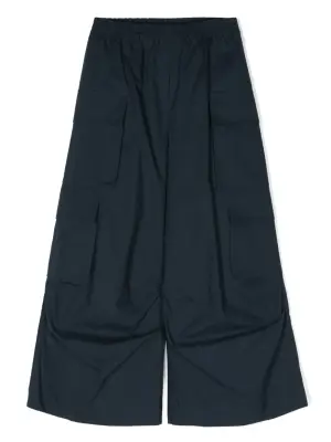 Поплиновые брюки карго широкого кроя