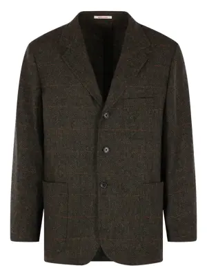 Пиджак с узором в елочку