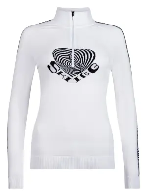 Лыжный топ вязки интарсия