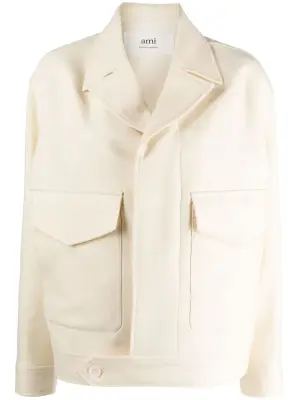 Жакет из вирджинской шерсти с заостренными лацканами