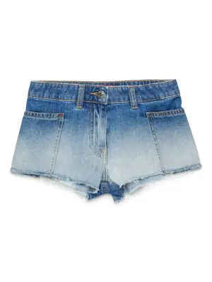 Шорты из вареного денима