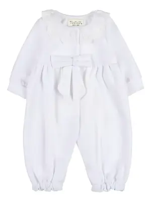 Ромпер с кружевным воротником