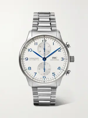 Часы Portugieser Automatic Chronograph 41 мм из нержавеющей стали