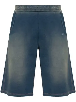 Шорты с эффектом потертости