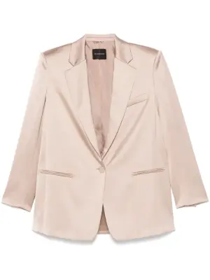 Атласный блейзер