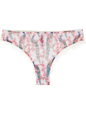 Трусы-бразилиана с принтом
