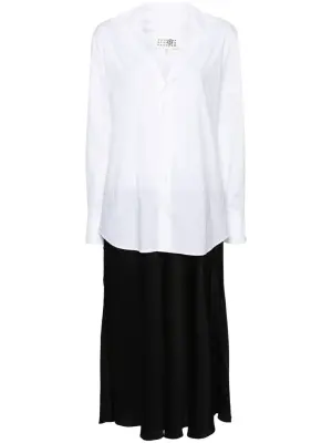 Платье макси с принтом