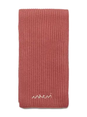 Шарф с вышитым логотипом