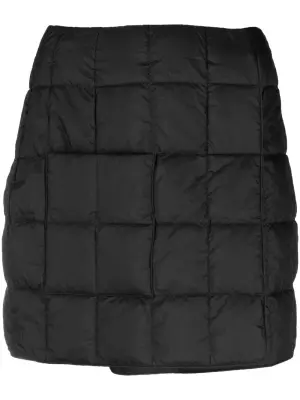 Стеганая юбка мини