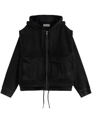 Джинсовая куртка с капюшоном