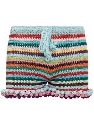 Шорты в технике кроше