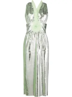 платье миди с оборками