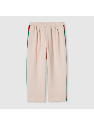 Детские хлопковые брюки с лентой Web