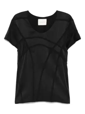 Шелковая футболка