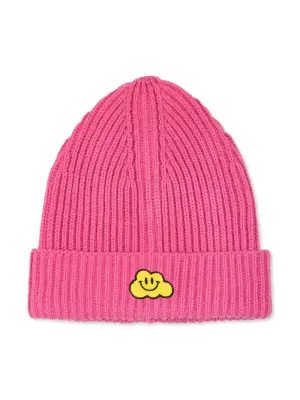 Шапка бини с аппликацией