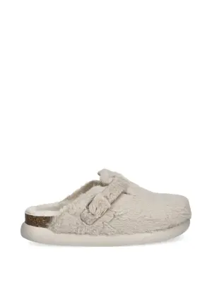 Мюли с ремешком и пряжкой