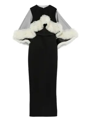 Платье с оборками