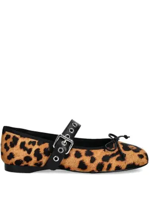 Балетки с леопардовым принтом