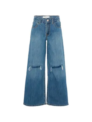 Джинсы с прорезями