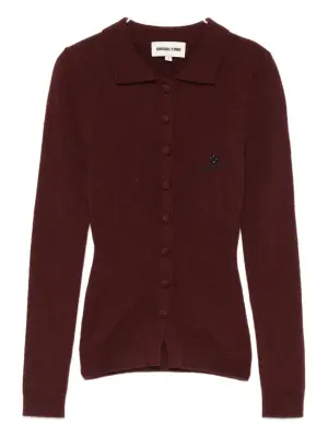 Вязаный кардиган на пуговицах