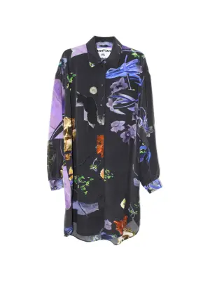 Рубашка с цветочным принтом